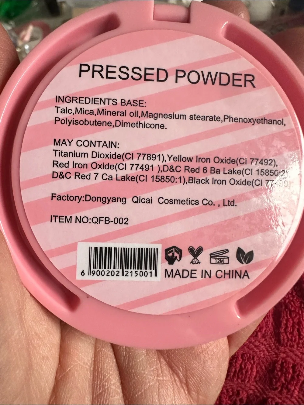 Hello Kitty Pink Compact pressed powder Cute Character Design
